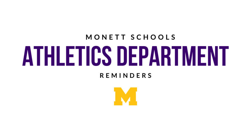 Athletics Reminders Middle School