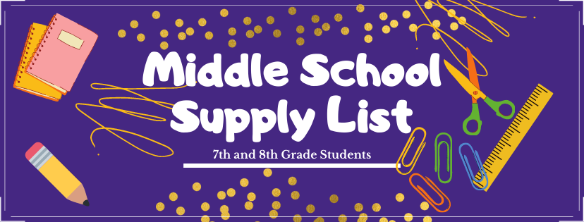 School Supply List