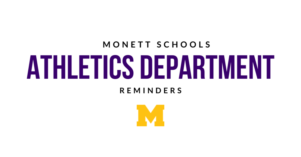 Athletics Reminders