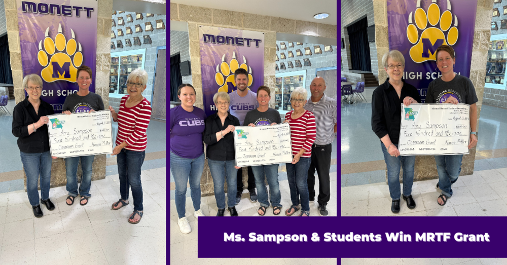 Ms. Sampson and Students Win MRTF Grant