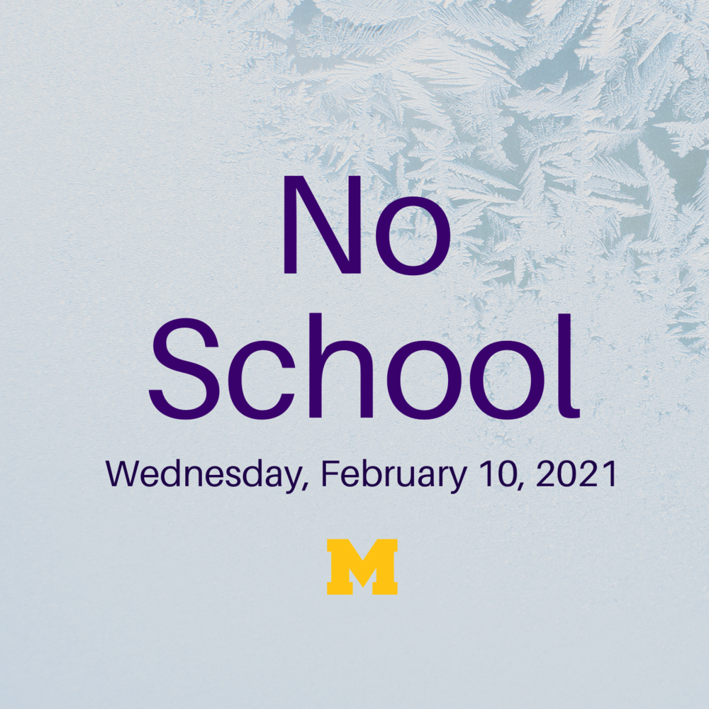 No School - Feb 10, 2021