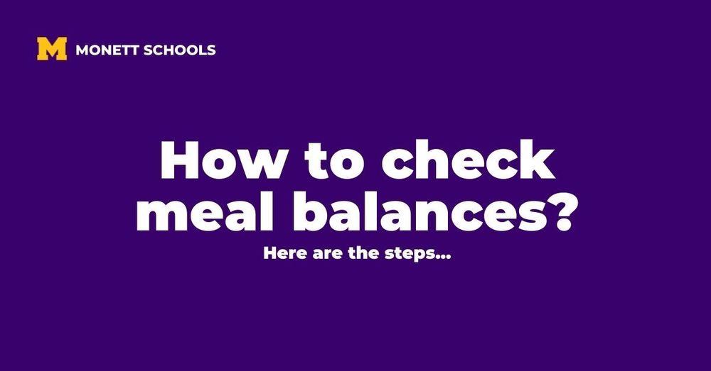 How to check meal balances? 