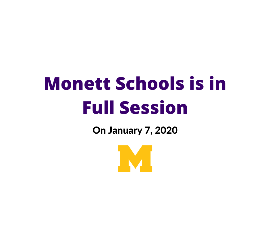 School is Session - Jan. 7, 2020