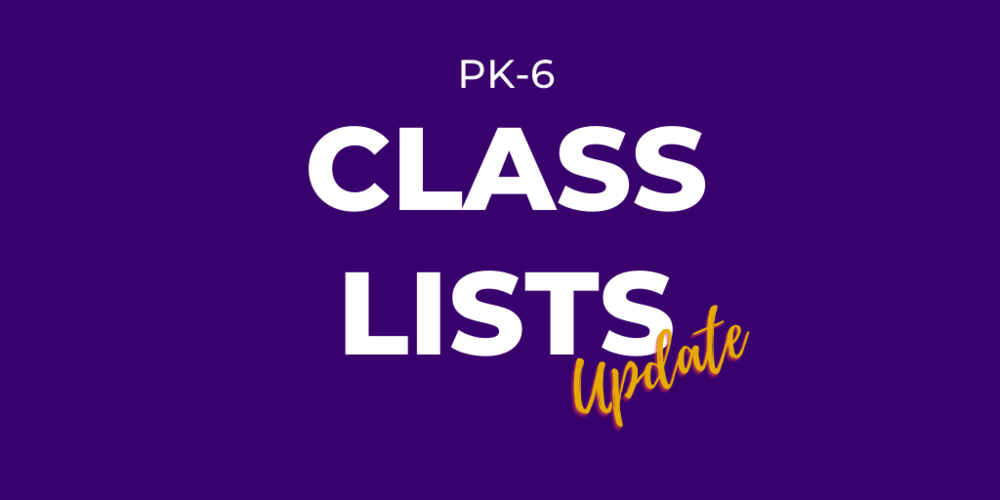 Class Lists 
