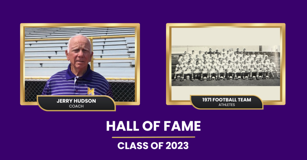 Jerry Hudson Coach, 1971 Football Team Athletes, Hall of Fame, Class of 2023