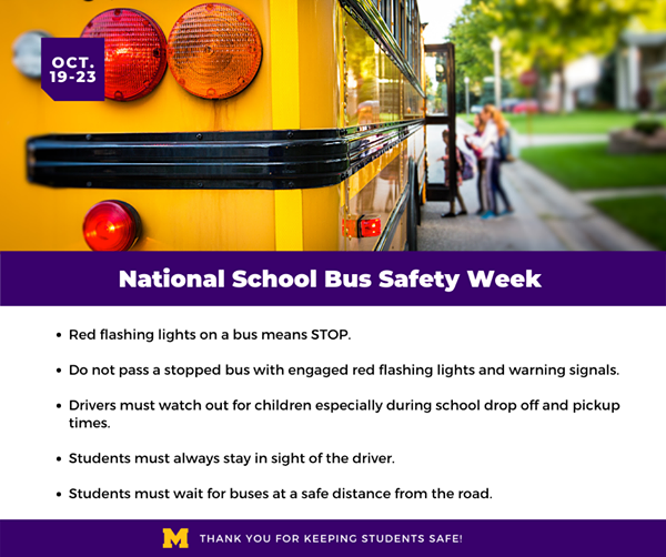 National School Bus Safety Week 