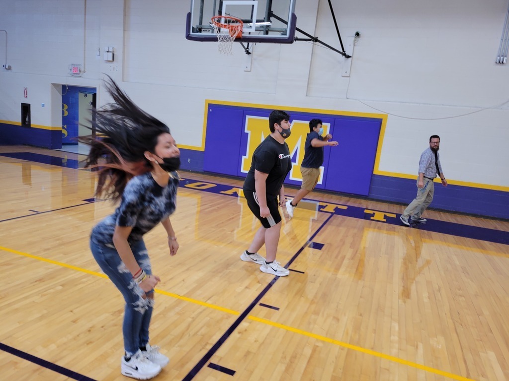Students are ready to take on the next challenge in the game.
