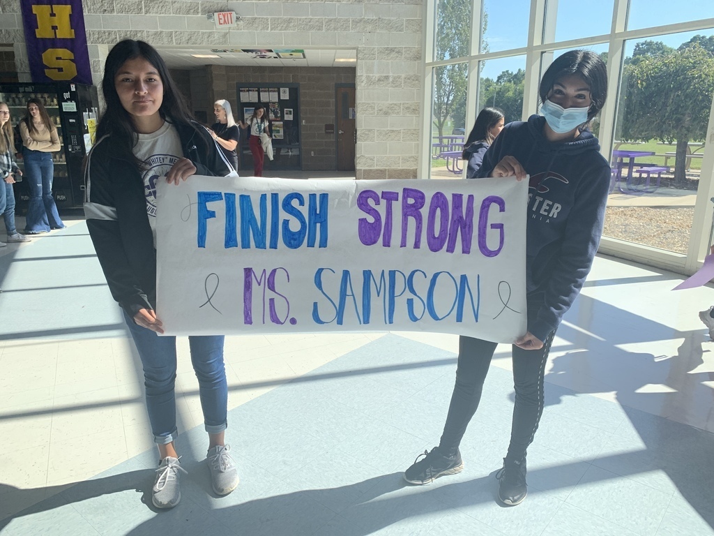 Finish Strong, Ms. Sampson.