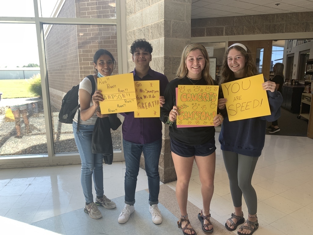 Run, Ms. Sampson, run! We believe in you!