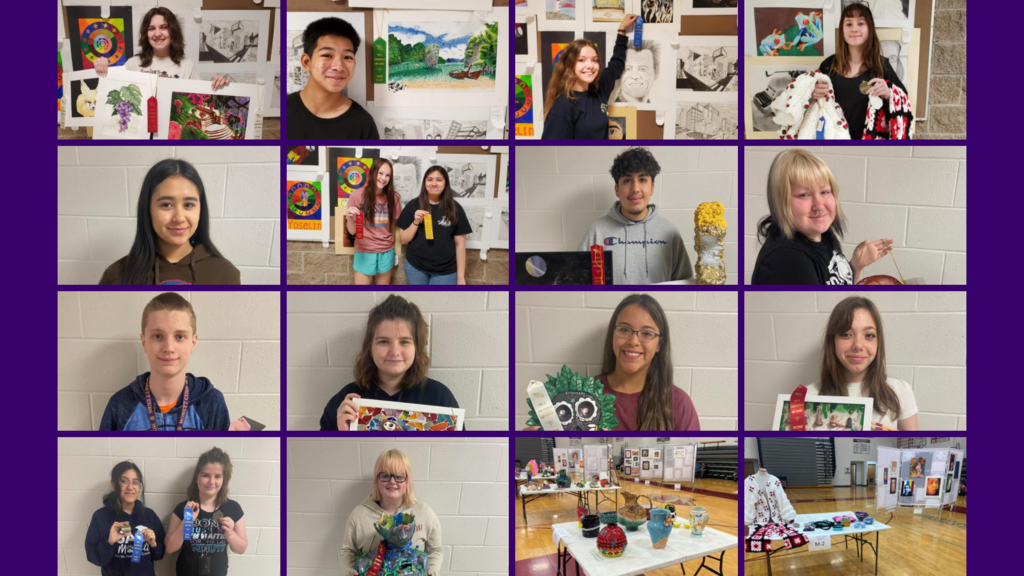 👏👏👏A big round of applause to the students pictured below for receiving awards for their art pieces in the Big 8 Art Show! The Big 8 Art Show and competition had over 300 artwork submissions from six different school districts. Congratulations to our Monett students! 