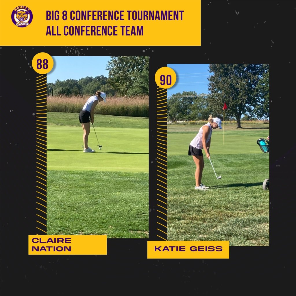 Big 8 Conference Tournament Claire Nation, Katie Geiss 