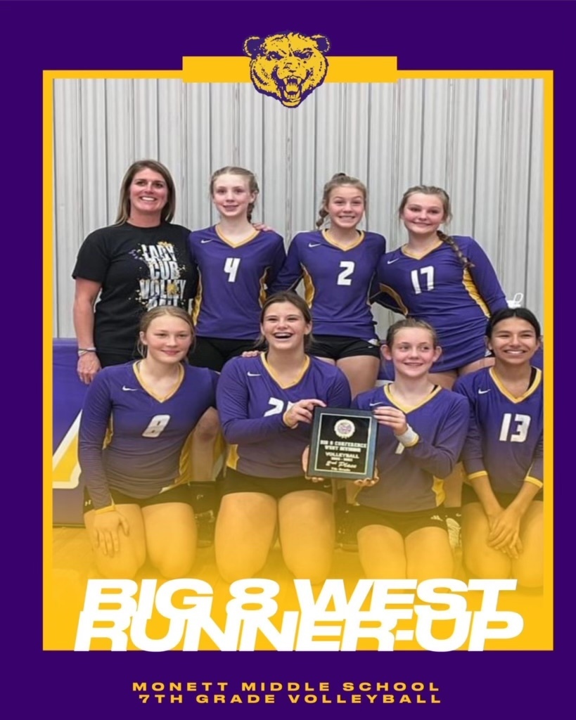 MMS VB Team placed in 2nd during Big 8 Tourney! 