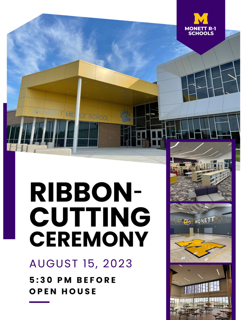Ribbon-Cutting Ceremony August 15 5:30 before open house
