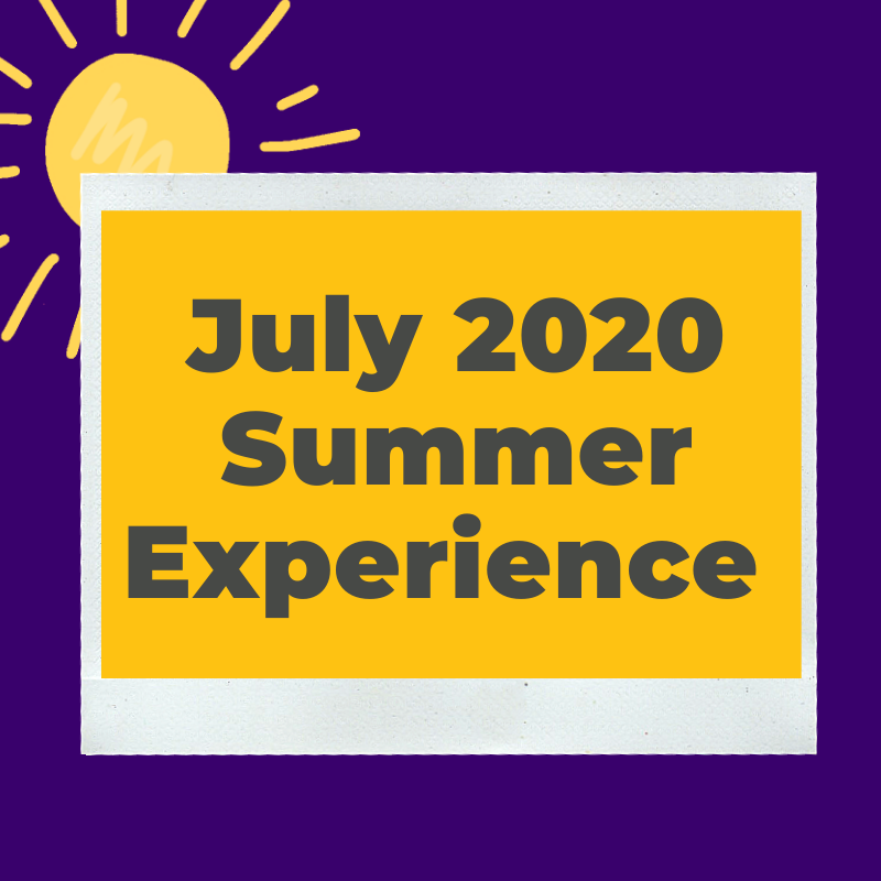 July 2020 Summer Experience